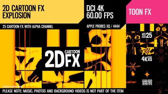 2D Cartoon FX (Explosion Set 2) alt