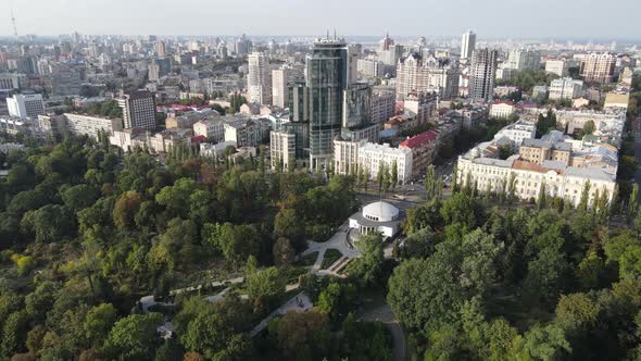 Kyiv - the Capital of Ukraine. Aerial View. Kiev