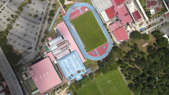 Aerial view of Field and Sport Centre in Bukit Jalil 