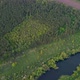 View of the river from above. Flight over water and forest trees from a height - VideoHive Item for Sale