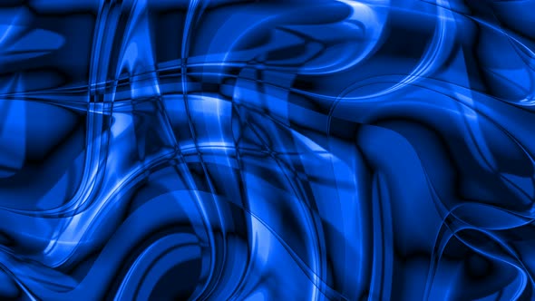 Blue Color Abstract Motion Liquid Animated Background