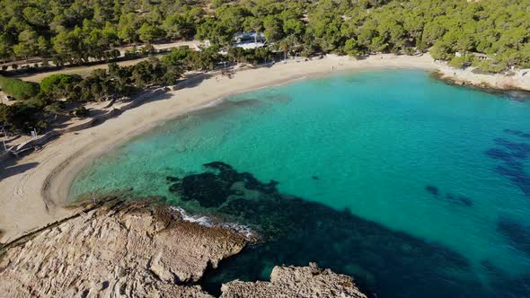 Cala Bassa in Ibiza, Spain