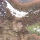 Birds Eye View Drone Shot of a Forest with Some Snow on the Ground - VideoHive Item for Sale