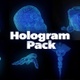 Blue Hologram pack - VideoHive Item for Sale
