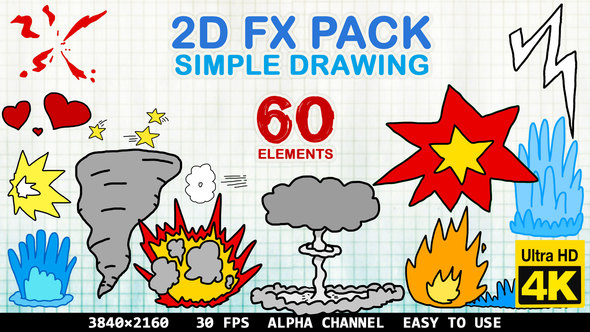 2D FX Pack Simple Drawing