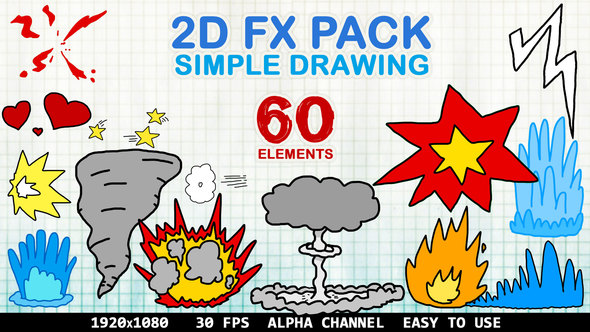 2D FX Pack Simple Drawing