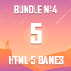 5 HTML5 Games + Mobile Version!!! BUNDLE №4 (Construct 2 / CAPX) - CodeCanyon Item for Sale
