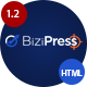 BiziPress - Finance, Consulting, Business HTML Template - ThemeForest Item for Sale