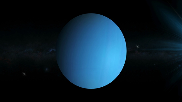 Uranus Planet Rotating