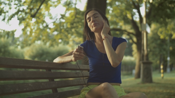 Sporty Fit Couple Meeting in Park at Sunset