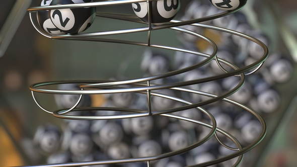 Lotto Balls Make Up Number 1 2 3 4 5 6 Sequence