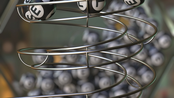 Lotto Balls Make Up SELECT Word