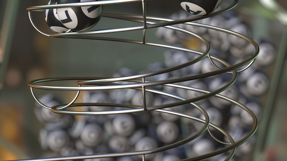 Lotto Balls Make Up PLAY Word