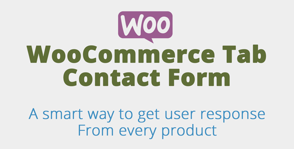 Woocommerce Product Tab Contact form