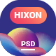 Hixon - Personal Portfolio Landing Page PSD Template - ThemeForest Item for Sale
