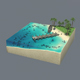 Cube Beach - 3DOcean Item for Sale
