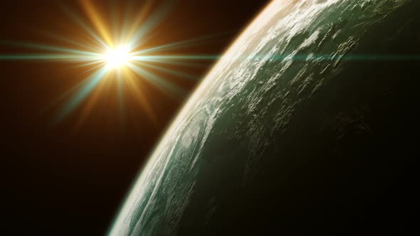 Beautiful View Of Planet From Space alt