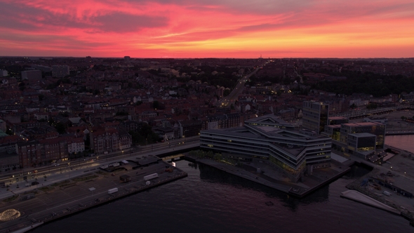 Sunset Over Aarhus