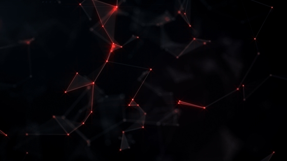 Red Laser Low Poly Background