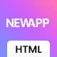 NewApp - HTML5 Landing Page - ThemeForest Item for Sale