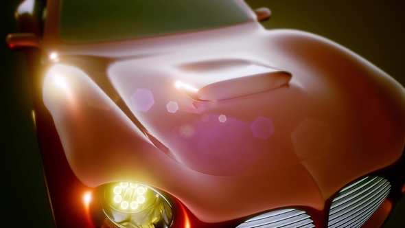 Luxury Brandless Sport Car alt