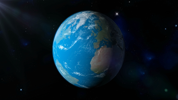 Earth Planet in Rotation alt