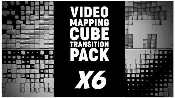Video Mapping Cube Transition Pack