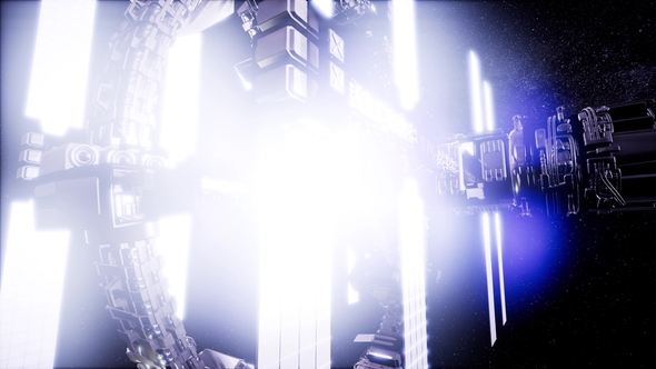 Spaceship Travelling Through the Universe alt