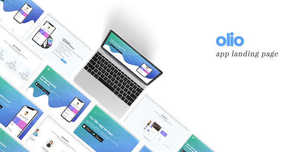 Olio | App Landing Page Template