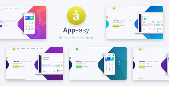 Appeasy - App and Software Landing Page HTML Template