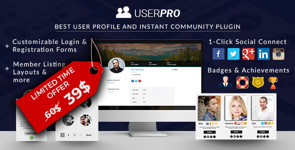 UserPro - Topluluk ve Kullanıcı Profili WordPress Eklentisi 1