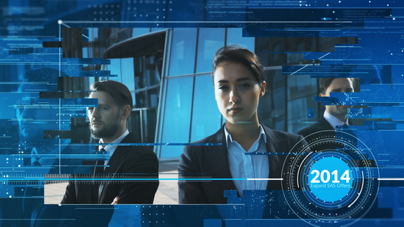 Hi-tech Corporate Timeline alt