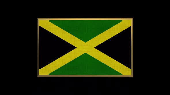 Jamaica 3D Flag