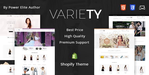 Variety – Sectioned Multipurpose Shopify Theme