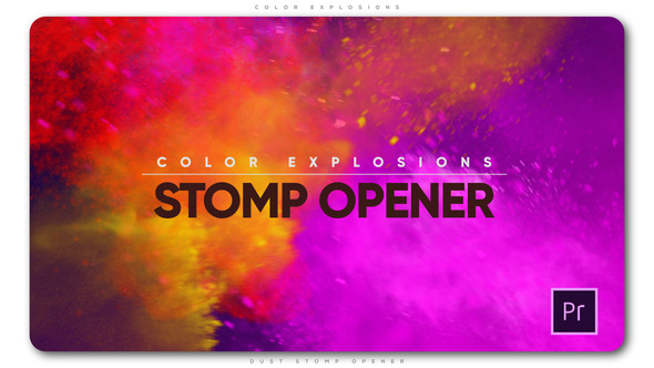 Color Explosions Stomp Opener