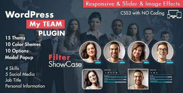 My Team Showcase WordPress Plugin