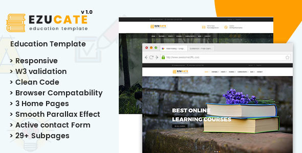 Ezucate - Education HTML5 Responsive Template