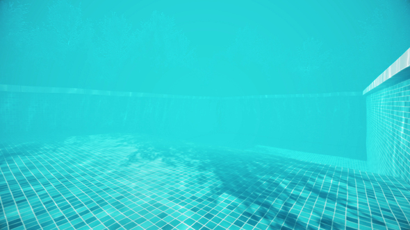 Swimming Pool From Under Water View