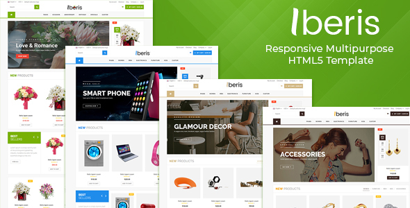 Iberis - Responsive Multipurpose HTML5 Template