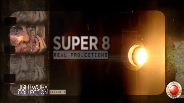 SUPER 8mm I Vintage Film Pack 1 - Adobe After Effects Template