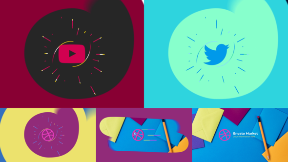 Flat Minimal Logo Reveal alt