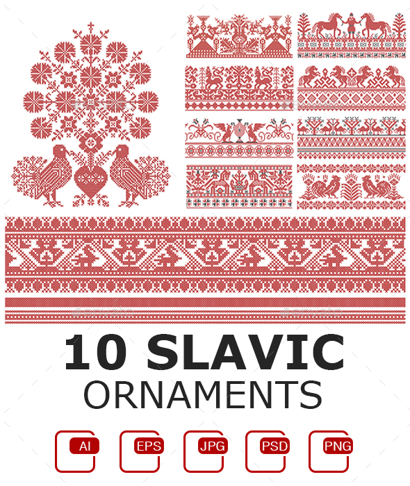 10 Slavic Ornaments