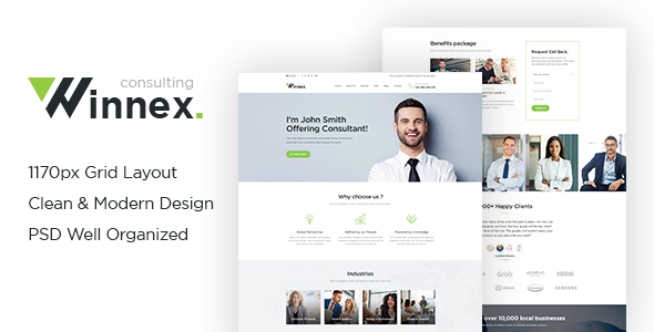 Winnex - Consulting PSD Templates