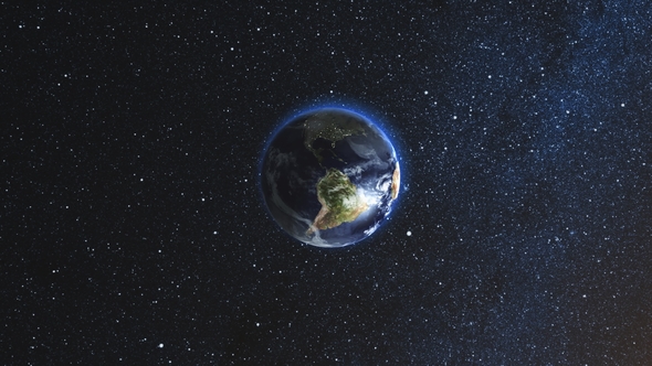 Sunrise View From Space on Planet Earth alt