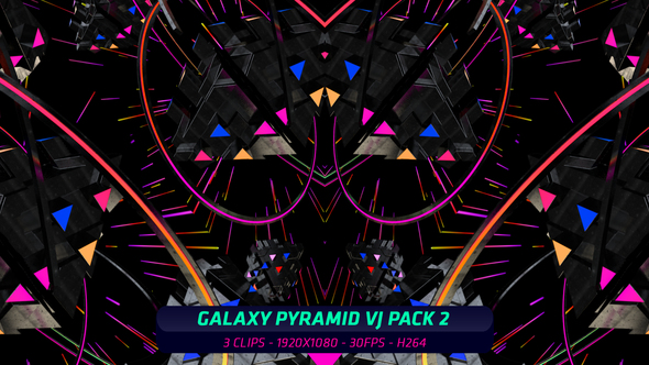 Galaxy Pyramid VJ Pack 2 (3 in 1)