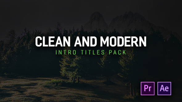 Modern Intro Titles Pack for Premiere Pro