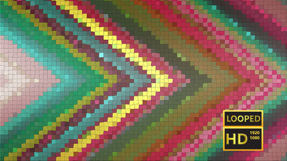 Multicolored Mosaic Based on an Abstract Angle