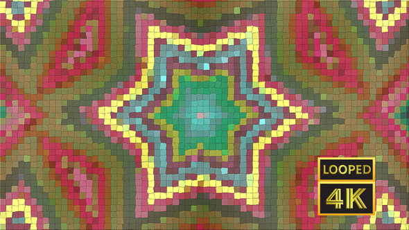 Abstract Pattern from a Mosaic