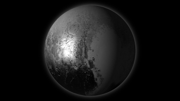 Pluto in Space