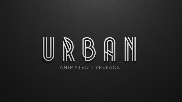 Urban - Animated Typeface